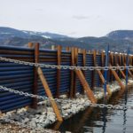 Shuswap Marina breakwater