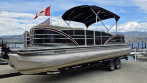 2014 SanPan 2500 Triple Pontoon - $59,900
